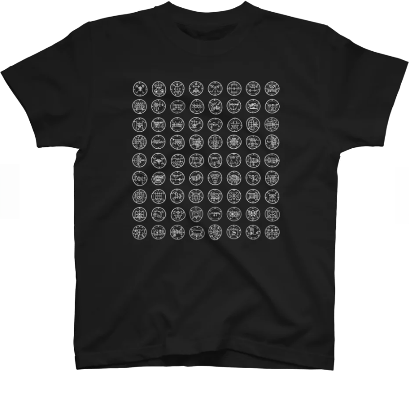天魔シジルTシャツ ブラック